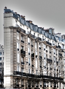 This is one of the buildings we saw, as we walked to Burnas beautiful home In Paris photo by Willie Brown March 2013 